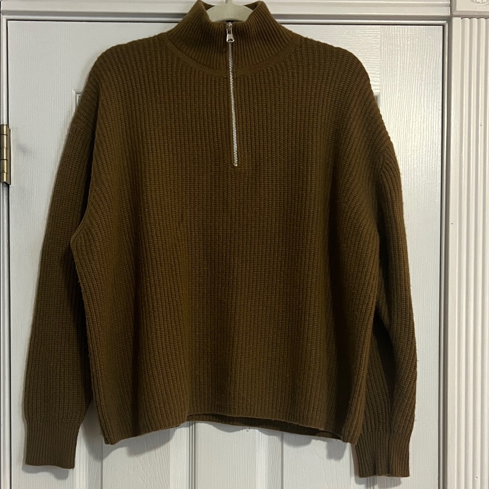 Jenni kayne Half-Zip cashmere Sweater